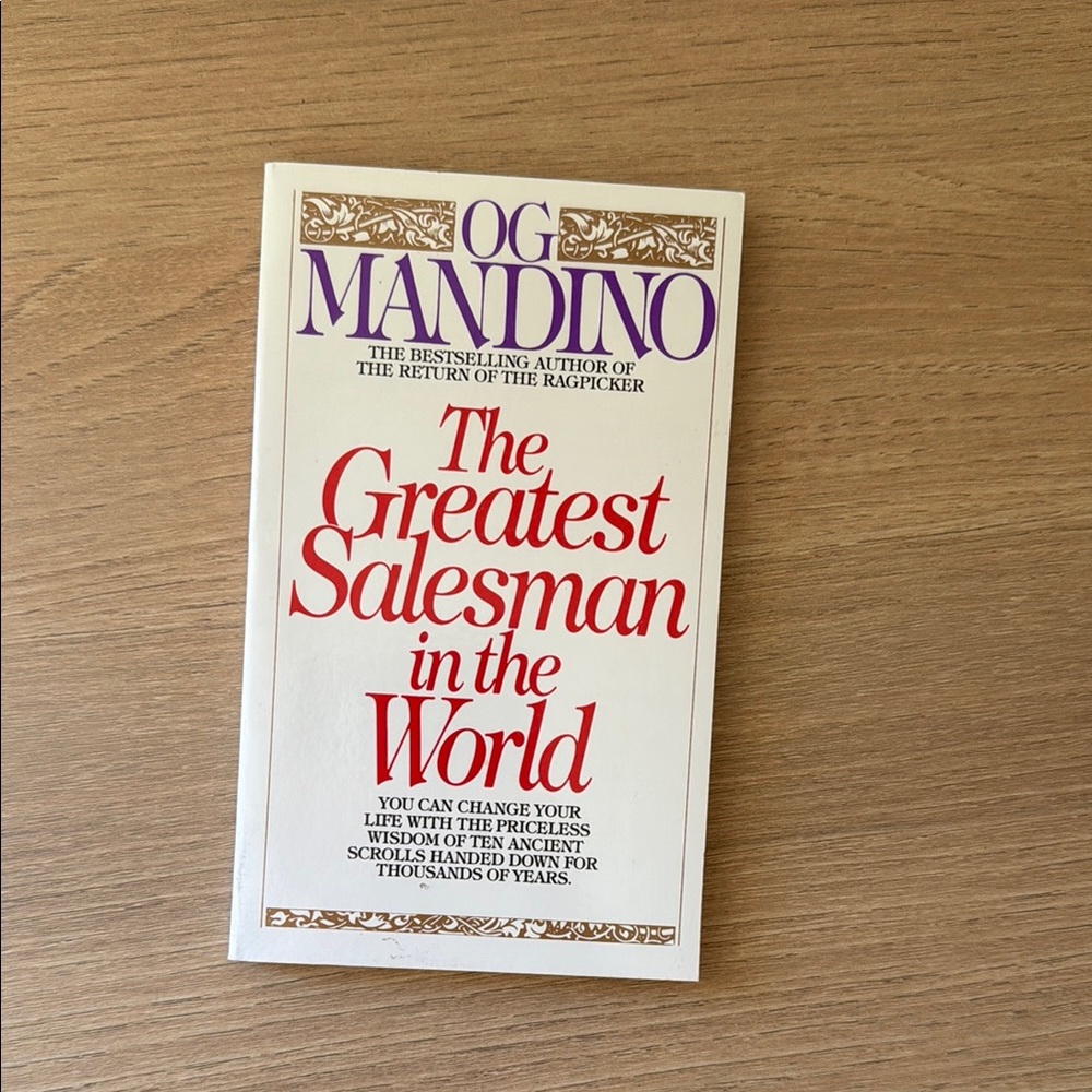 The Greatest Salesman in the World by OG mandino